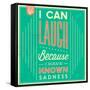 I Can Laugh-Lorand Okos-Framed Stretched Canvas