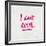 I Can't Even Pink-Cat Coquillette-Framed Giclee Print