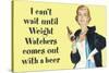 I Can't Wait Until Weight Watchers Offers Beer Funny Poster-Ephemera-Stretched Canvas