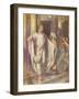 'I carry here peace and war: choose, men of Carthage, which ye will', c1912-Ernest Dudley Heath-Framed Giclee Print