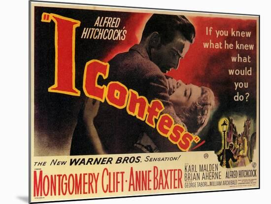 I Confess, 1953-null-Mounted Art Print