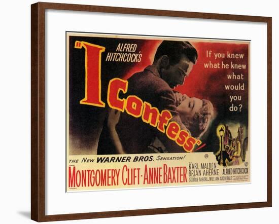 I Confess, 1953-null-Framed Art Print