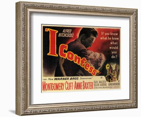 I Confess, 1953-null-Framed Art Print