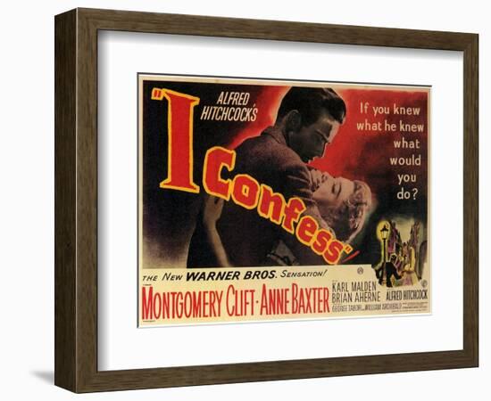 I Confess, 1953-null-Framed Art Print