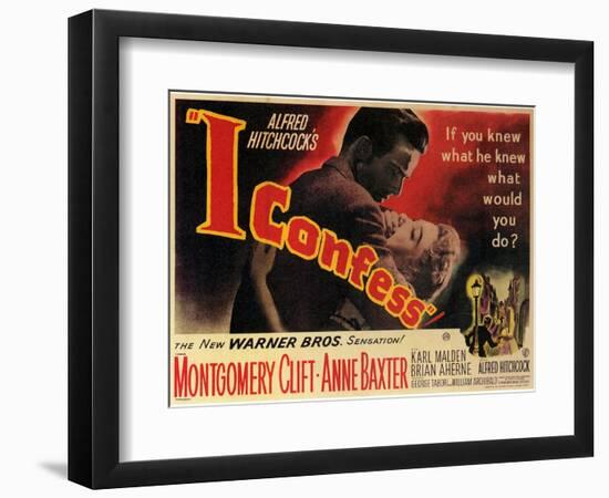 I Confess, 1953-null-Framed Art Print