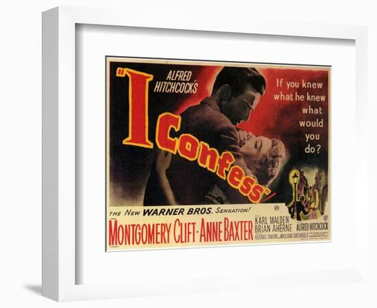 I Confess, 1953-null-Framed Art Print