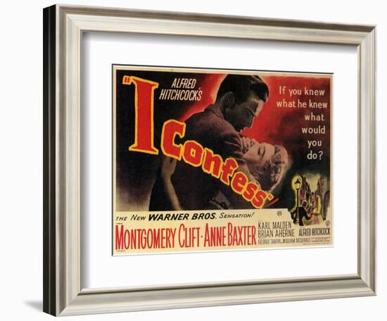 I Confess, 1953-null-Framed Art Print