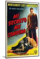 I Confess, Argentine Movie Poster, 1953-null-Mounted Art Print