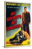 I Confess, Argentine Movie Poster, 1953-null-Stretched Canvas