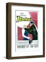 I Confess - Movie Poster Reproduction-null-Framed Photo