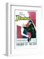 I Confess - Movie Poster Reproduction-null-Framed Photo