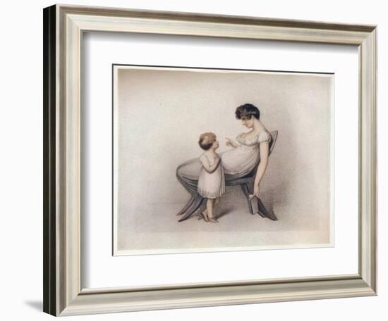 'I Could Not Learn My Book Mama', c1810-Adam Buck-Framed Giclee Print