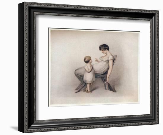 'I Could Not Learn My Book Mama', c1810-Adam Buck-Framed Giclee Print