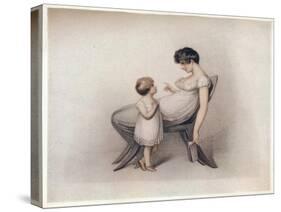 'I Could Not Learn My Book Mama', c1810-Adam Buck-Stretched Canvas