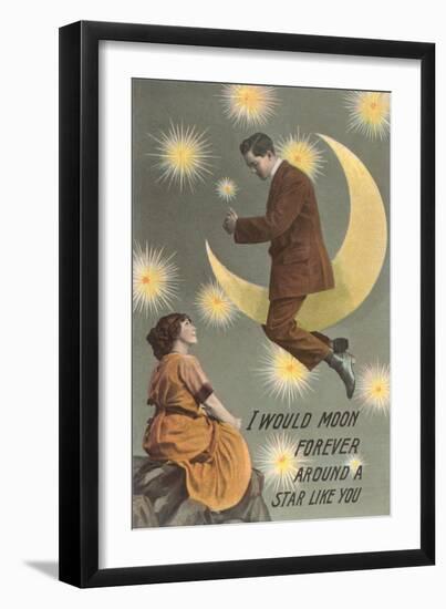 I'd Moon Forever around a Star Like You-null-Framed Art Print