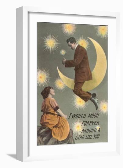 I'd Moon Forever around a Star Like You-null-Framed Art Print