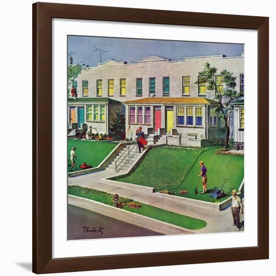 "I'd Rather Be Golfing," May 20, 1961-Thornton Utz-Framed Giclee Print