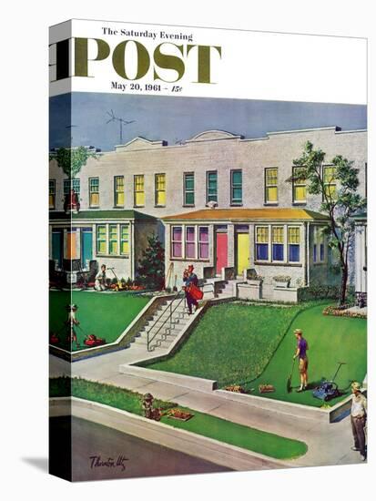 "I'd Rather Be Golfing," Saturday Evening Post Cover, May 20, 1961-Thornton Utz-Stretched Canvas