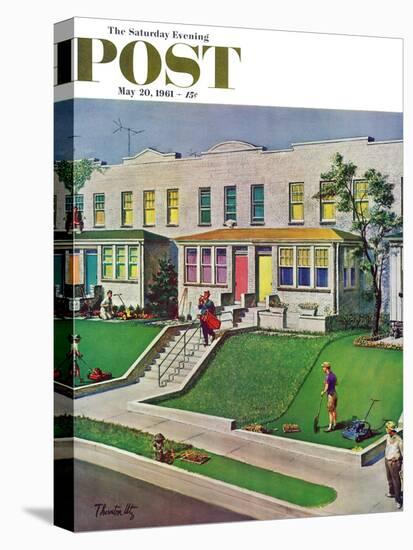 "I'd Rather Be Golfing," Saturday Evening Post Cover, May 20, 1961-Thornton Utz-Stretched Canvas