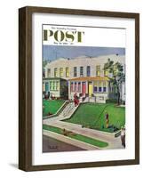 "I'd Rather Be Golfing," Saturday Evening Post Cover, May 20, 1961-Thornton Utz-Framed Giclee Print