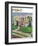 "I'd Rather Be Golfing," Saturday Evening Post Cover, May 20, 1961-Thornton Utz-Framed Giclee Print