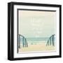 I'd Walk a Thousand Beaches-Susannah Tucker-Framed Art Print