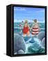 I Do Like to Be Beside the Seaside-Peter Adderley-Framed Stretched Canvas