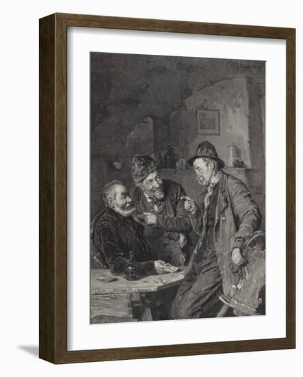 I Don't Call That Play-Eduard Grutzner-Framed Giclee Print