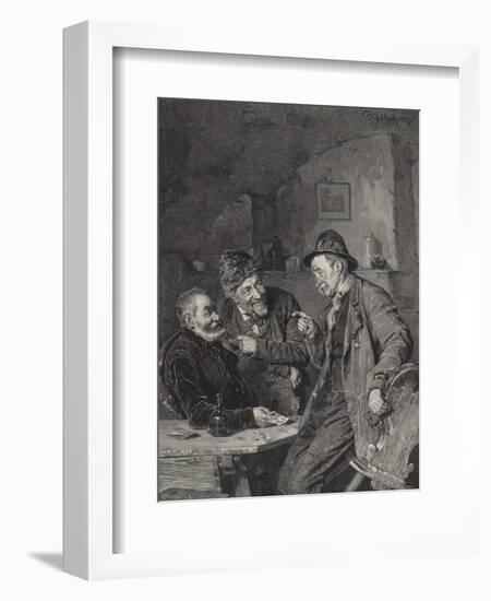 I Don't Call That Play-Eduard Grutzner-Framed Giclee Print