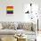 I Don't Even Think Straight (Gay Flag)-null-Art Print displayed on a wall