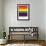 I Don't Even Think Straight (Gay Flag)-null-Framed Art Print displayed on a wall