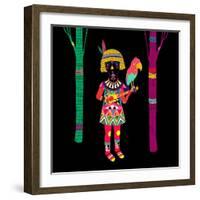 I Don't Have Any Title-Diela Maharanie-Framed Art Print