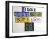 I Don't Know Much-Gregory Constantine-Framed Giclee Print