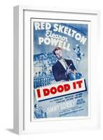 I Dood It, Jimmy Dorsey, Red Skelton, Eleanor Powell, 1943-null-Framed Art Print