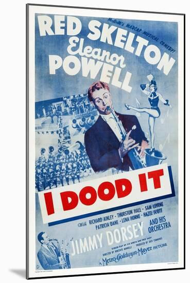 I Dood It, Jimmy Dorsey, Red Skelton, Eleanor Powell, 1943-null-Mounted Art Print