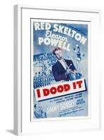 I Dood It, Jimmy Dorsey, Red Skelton, Eleanor Powell, 1943-null-Framed Art Print