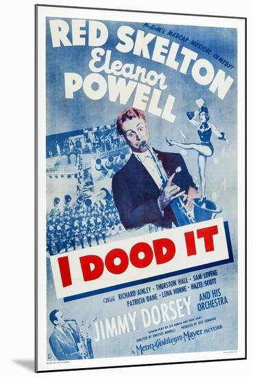 I Dood It, Jimmy Dorsey, Red Skelton, Eleanor Powell, 1943-null-Mounted Art Print