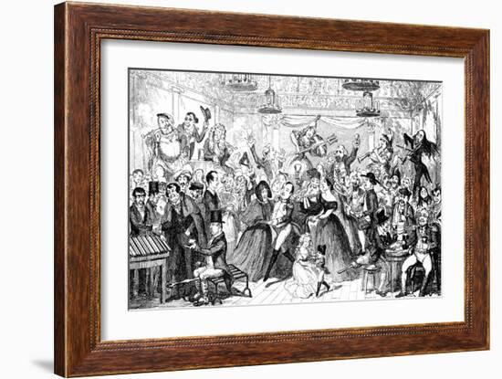 I Dreamt I Slept at Madame Tussaud's !-George Cruikshank-Framed Art Print