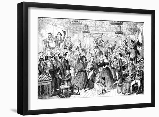 I Dreamt I Slept at Madame Tussaud's !-George Cruikshank-Framed Art Print