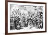 I Dreamt I Slept at Madame Tussaud's !-George Cruikshank-Framed Art Print