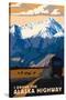 I Drove the Alaska Highway-Lantern Press-Stretched Canvas