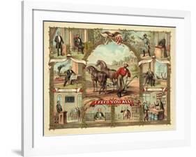 I Feed You All!, Published C.1875-null-Framed Giclee Print
