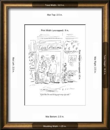 I Feel Like I M Not Living Up To My Zip Code New Yorker Cartoon Premium Giclee Print Barbara Smaller Allposters Com I Feel Like I M Not Living Up To My Zip Code New Yorker Cartoon Premium Giclee Print Barbara Smaller Allposters Com