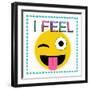 I Feel Silly-Bella Dos Santos-Framed Art Print