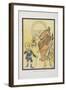 "I Fell Wise, Indeed,' Said the Scarecrow."-William Denslow-Framed Giclee Print