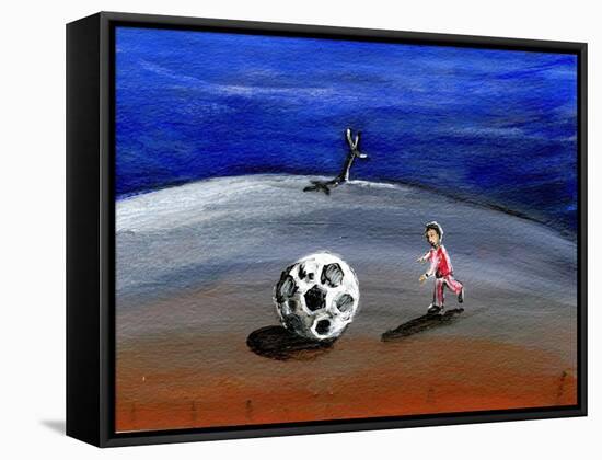 I Found a Great Big Football, 2005-Gigi Sudbury-Framed Stretched Canvas