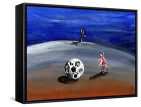 I Found a Great Big Football, 2005-Gigi Sudbury-Framed Stretched Canvas