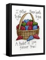 I Gather These Hearts-Debbie McMaster-Framed Stretched Canvas