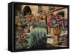 I Gerani Sulla Scala-Guido Borelli-Framed Stretched Canvas