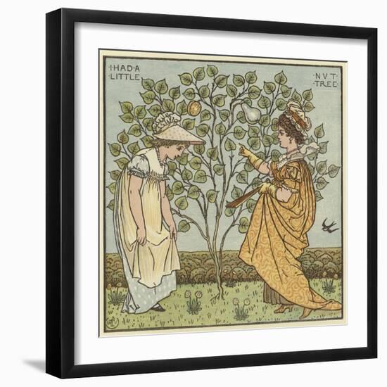 I Had a Little Nut Tree-Walter Crane-Framed Giclee Print